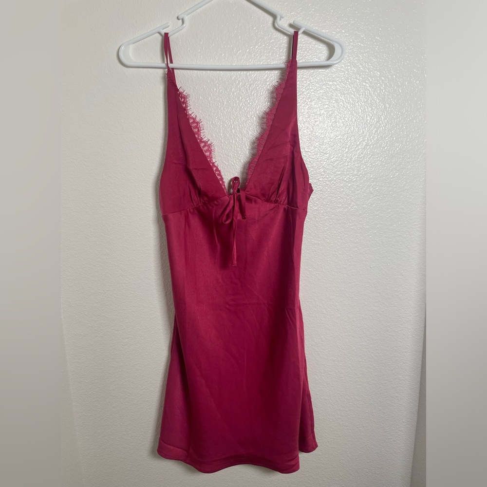 White Fox Boutique Pink Mini Dress